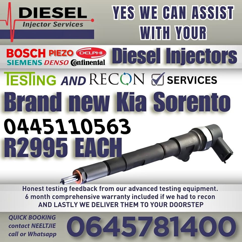 Brand New Kia Sorentodiesel injectors for sale - Private Seller Brand New Kia Sorentodiesel injectors for sale - Private Seller