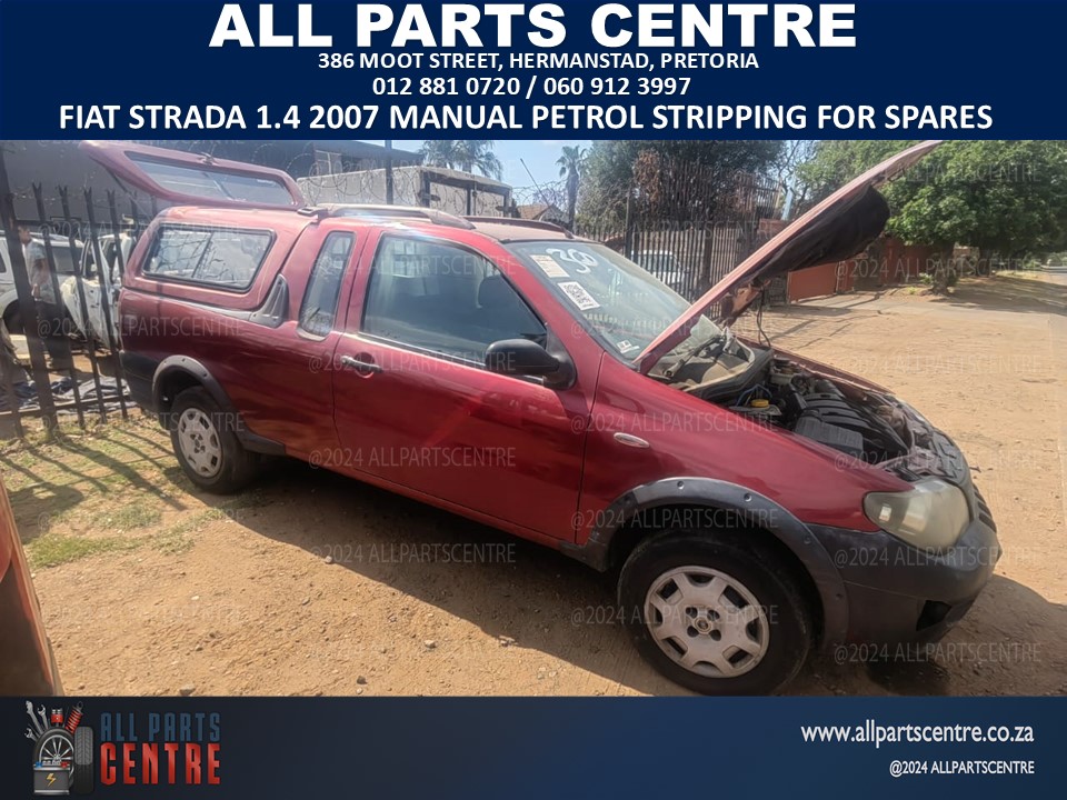 Fiat Strada 1.4 2007 manual petrol stripping for spares Fiat Strada 1.4 2007 manual petrol stripping for spares