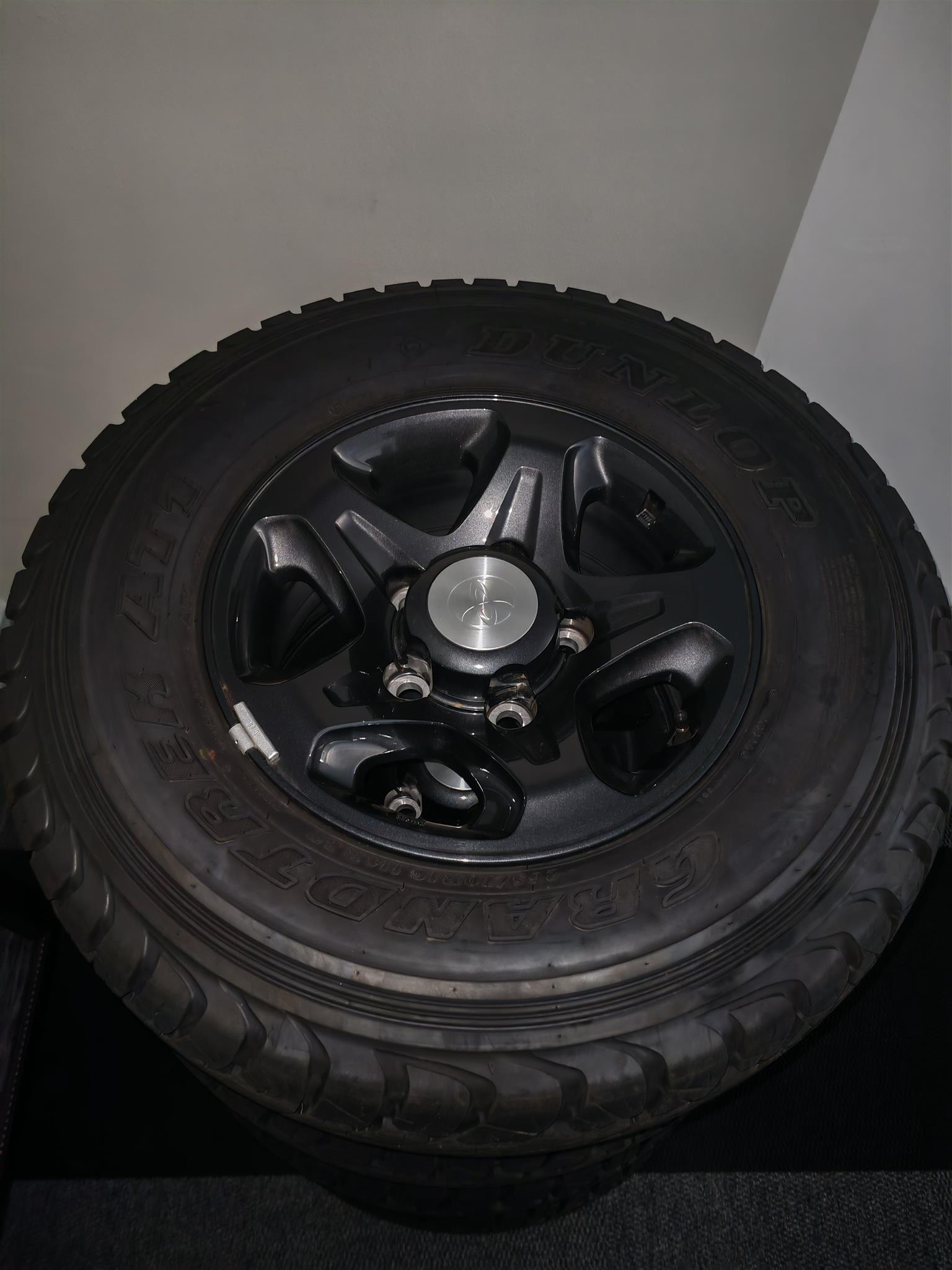 Toyota Land Cruiser 79 Series -Original Tyres and Rims - Private Seller