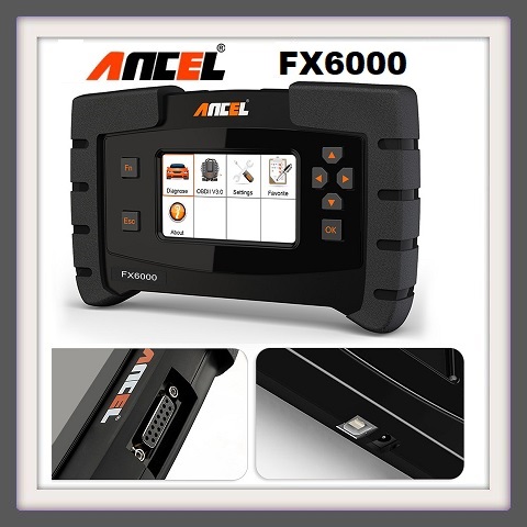 Ancel FX6000 OBD2 Diagnostic Tool All System ODB2 Scanner Automotive Code Reader For Key EPB IMMO DPF SAS TMPS Immo Programming