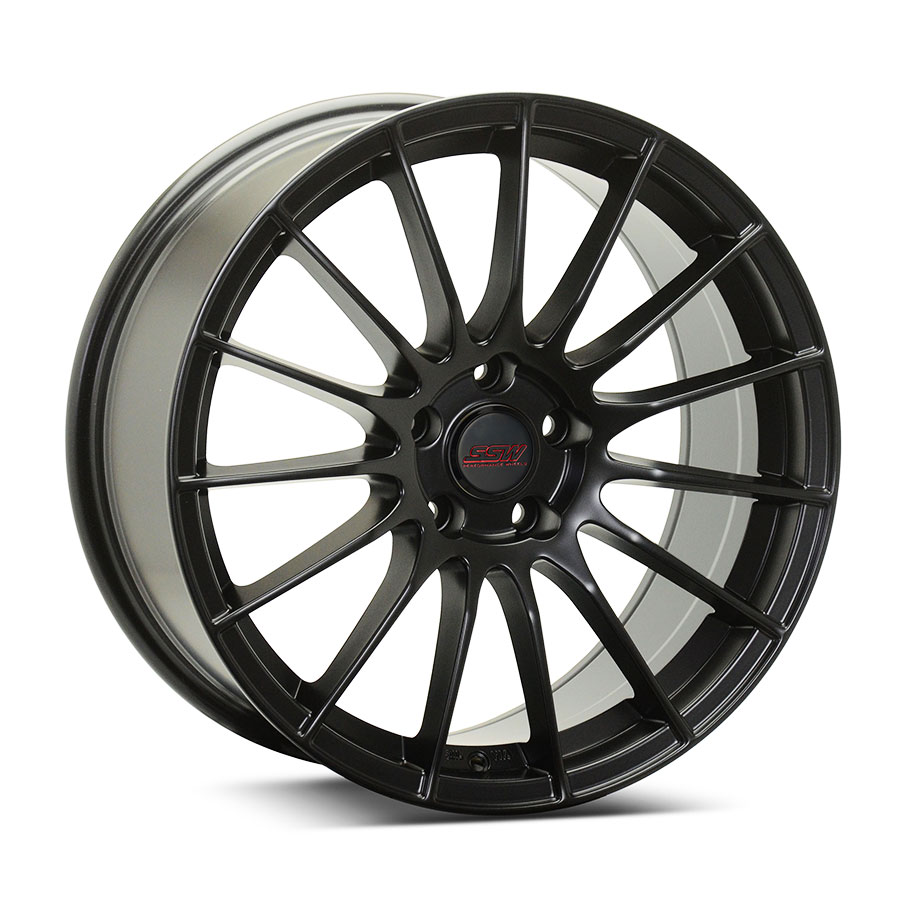 15″ SSW S254 4/100 Matt Black Alloy Wheels