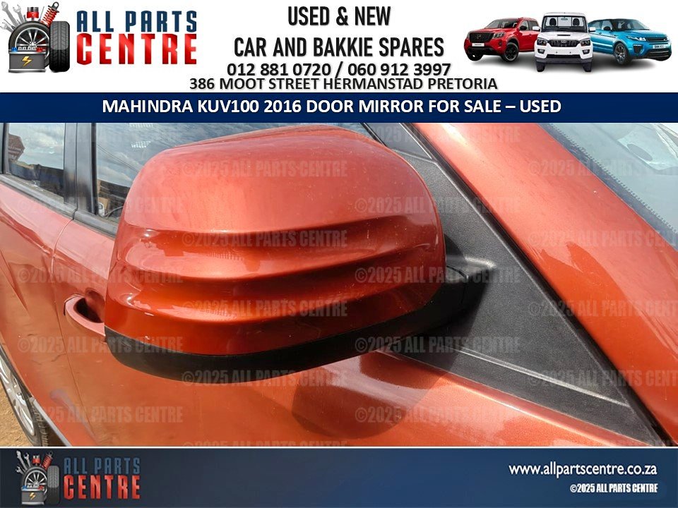 2016 Mahindra KUV100 door mirrors for sale – used - Private Seller 2016 Mahindra KUV100 door mirrors for sale – used - Private Seller
