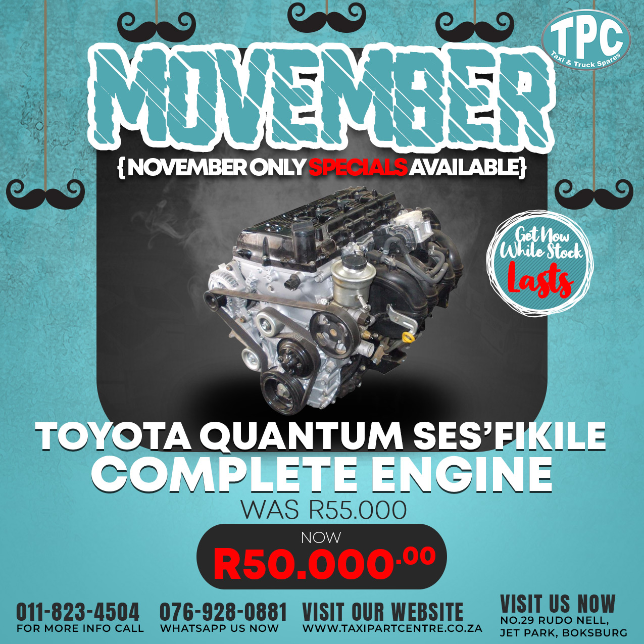 Toyota Quantum Ses'fikile Complete Engine - Private Seller Toyota Quantum Ses'fikile Complete Engine - Private Seller