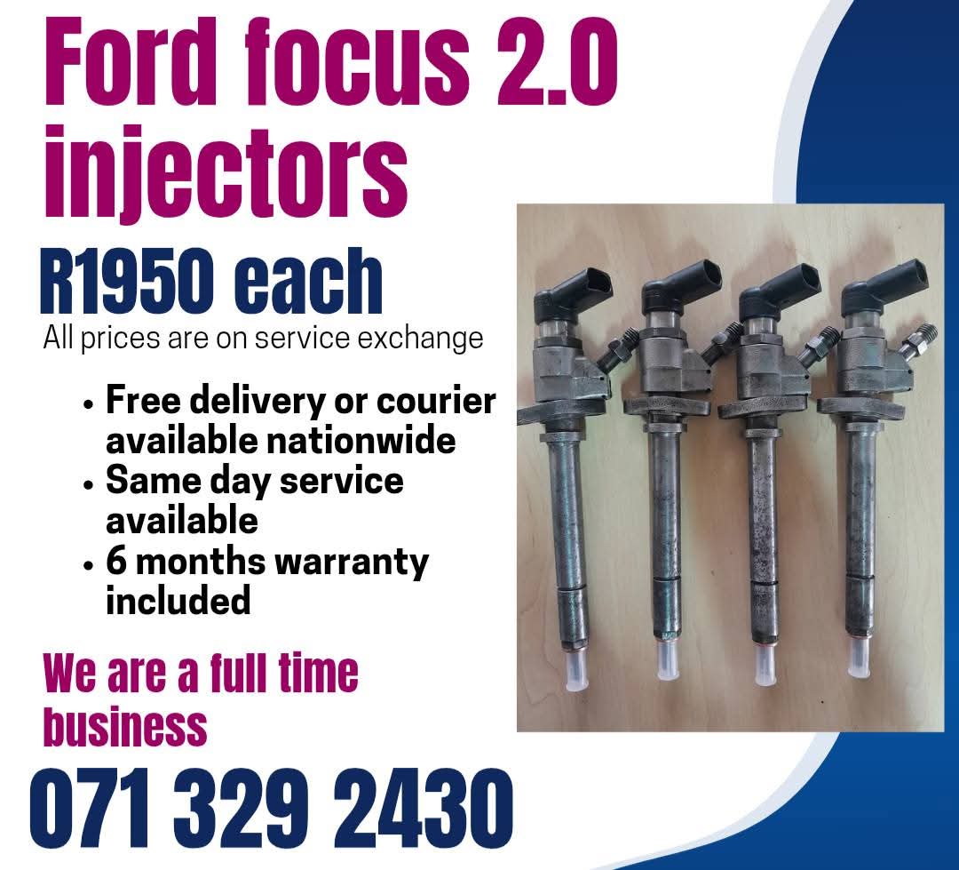 FORD FOCUS 2.0 INJECTORS FOR SALE WITH WARRANTY - Private Seller FORD FOCUS 2.0 INJECTORS FOR SALE WITH WARRANTY - Private Seller
