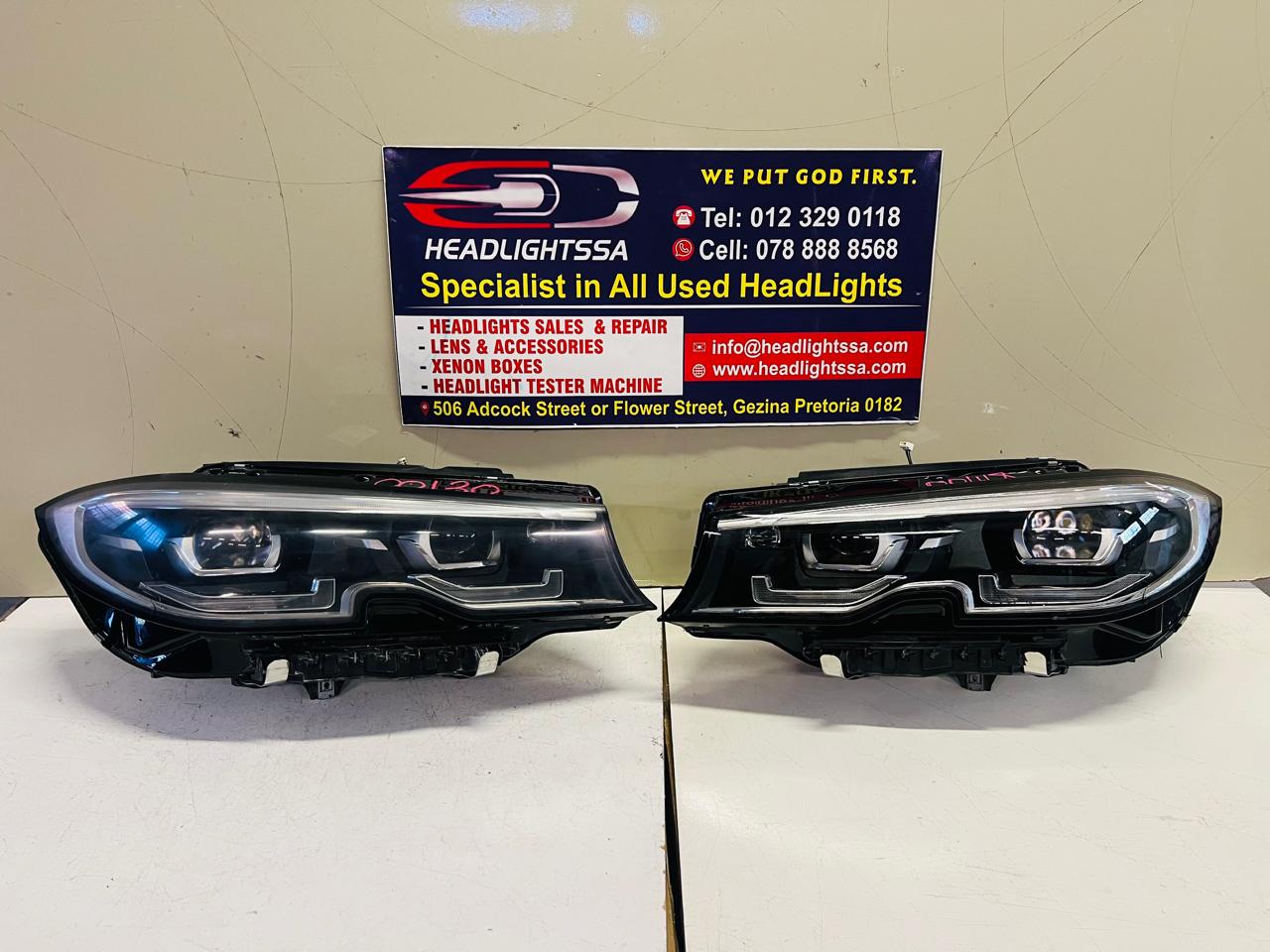 BMW G20 3 series left and right side LED xenon headlights (Chrome) - Private Seller BMW G20 3 series left and right side LED xenon headlights (Chrome) - Private Seller