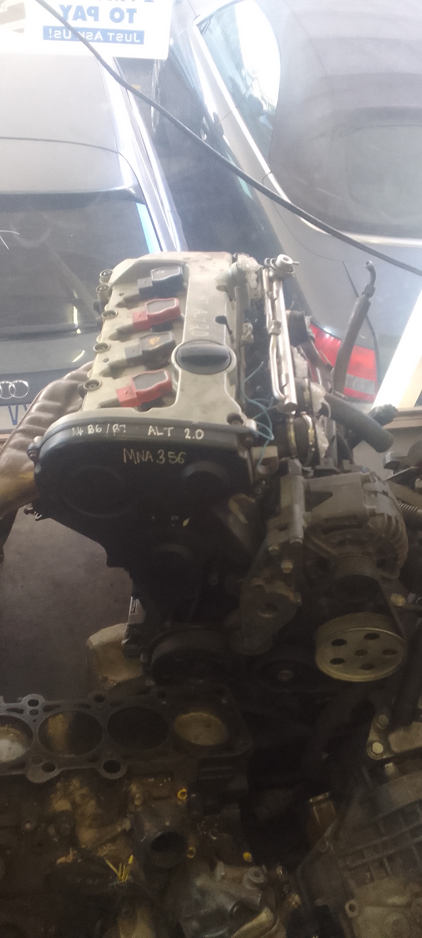 Audi A4 B6 2L non Turbo ALT Engine for SALE - Private Seller Audi A4 B6 2L non Turbo ALT Engine for SALE - Private Seller