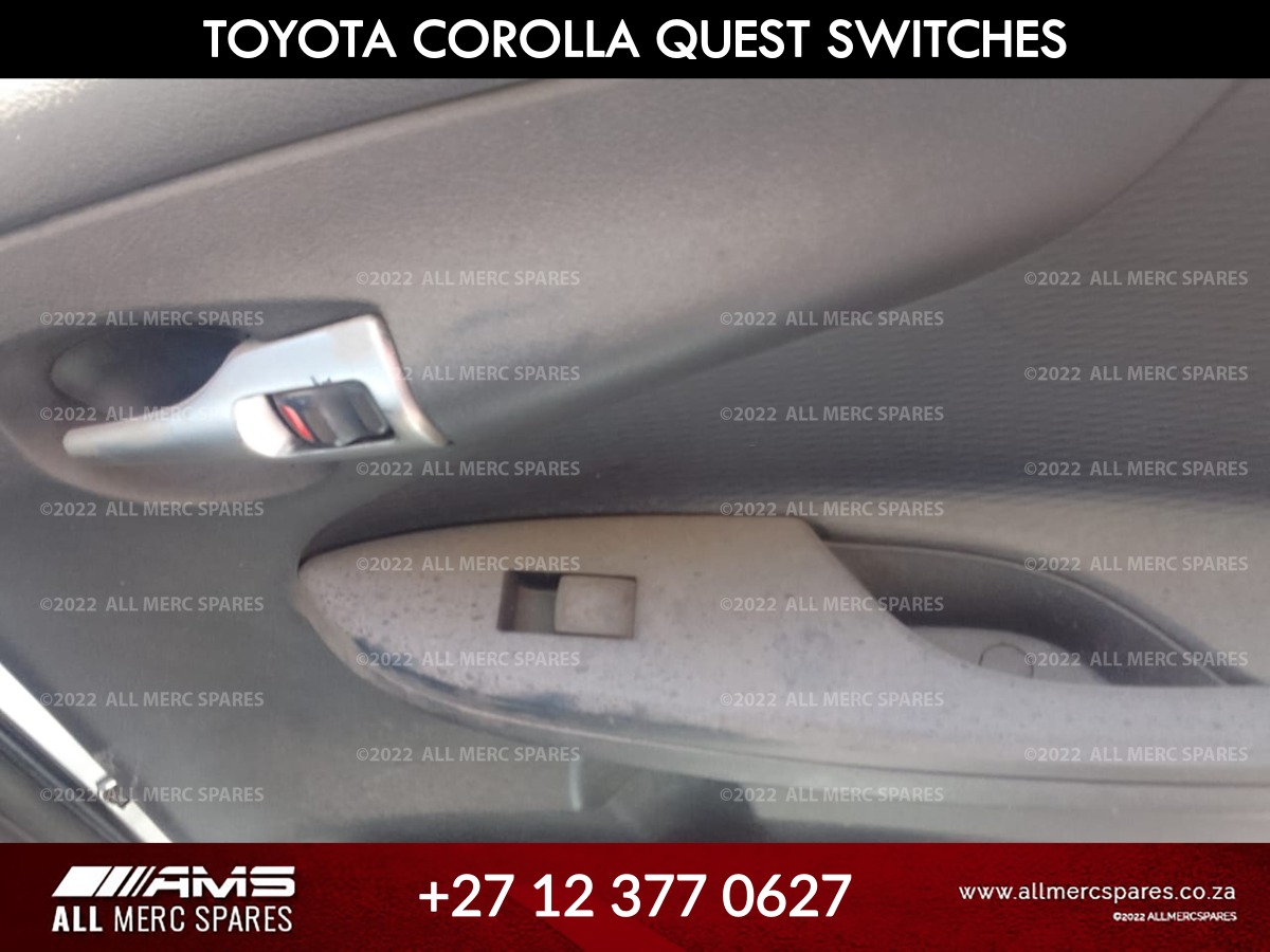 Used Toyota Corolla Quest Window Switches for Sale - Private Seller Used Toyota Corolla Quest Window Switches for Sale - Private Seller