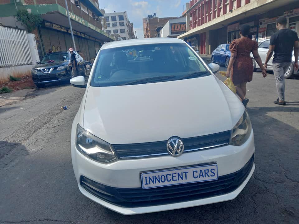 2020 VW POLO 1.4 PETROL COMFORTLINE, MANUAL, WHITE  COLOR, MILEAGE