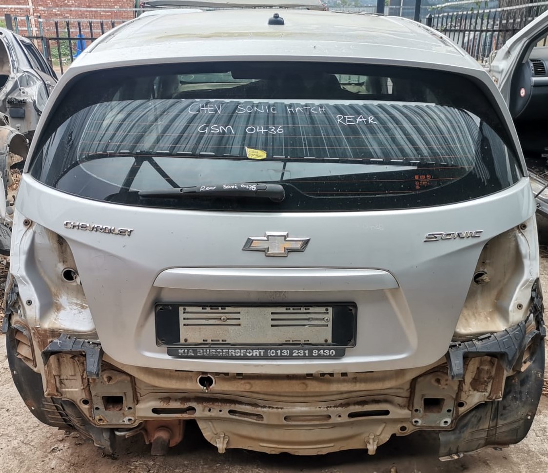 Chev Sonic Hatchback 1.6 Still Stripping for Used Spare Parts - Private Seller Chev Sonic Hatchback 1.6 Still Stripping for Used Spare Parts - Private Seller