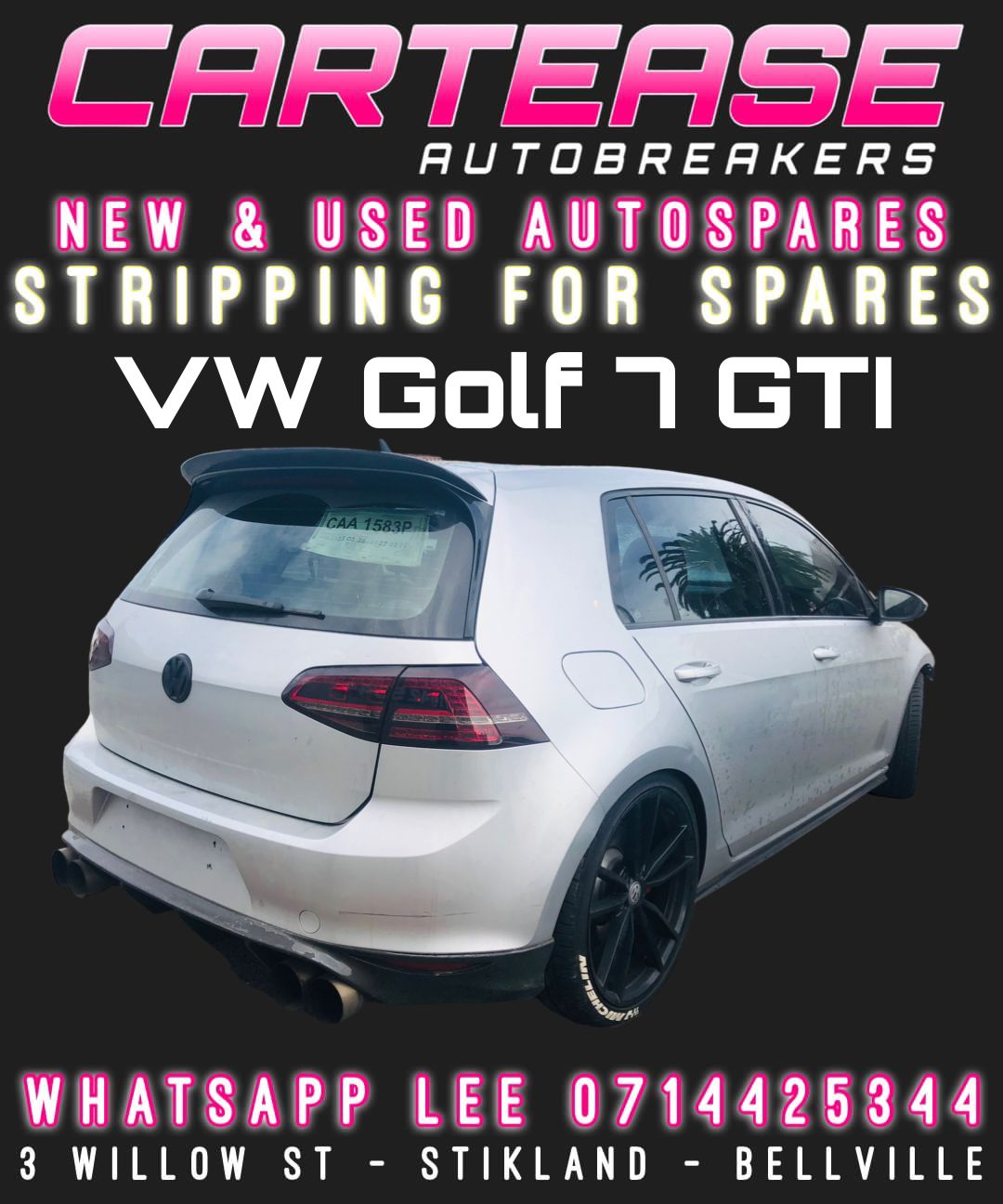 VW GOLF 7 GTI STRIPPING FOR SPARES - Private Seller VW GOLF 7 GTI STRIPPING FOR SPARES - Private Seller