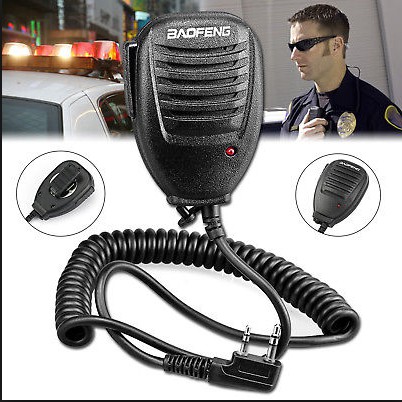 Hand Held Clip-On Shoulder Speaker Mic Microphone PTT for Walkie Talkies. NEW