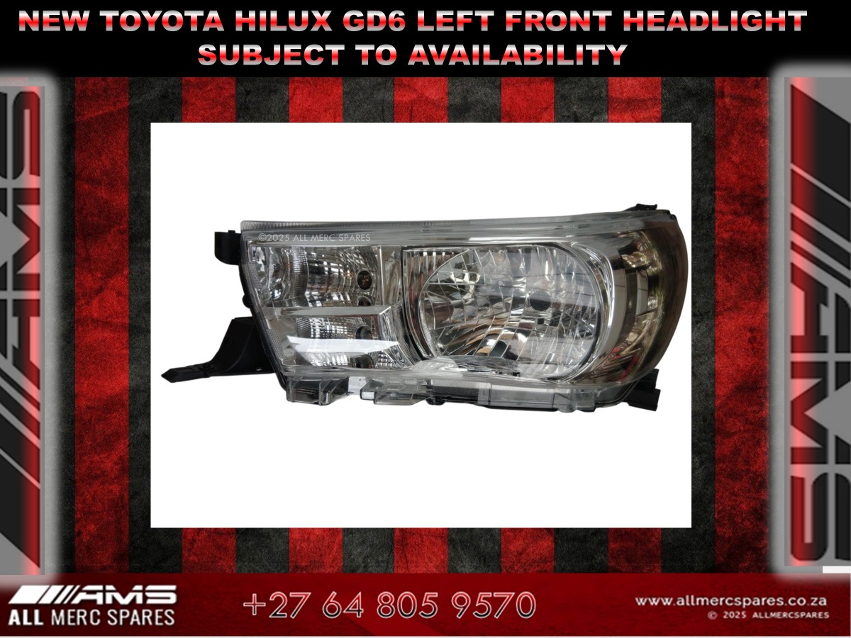 NEW TOYOTA HILUX GD6 LEFT FRONT HEADLIGHT - Private Seller NEW TOYOTA HILUX GD6 LEFT FRONT HEADLIGHT - Private Seller