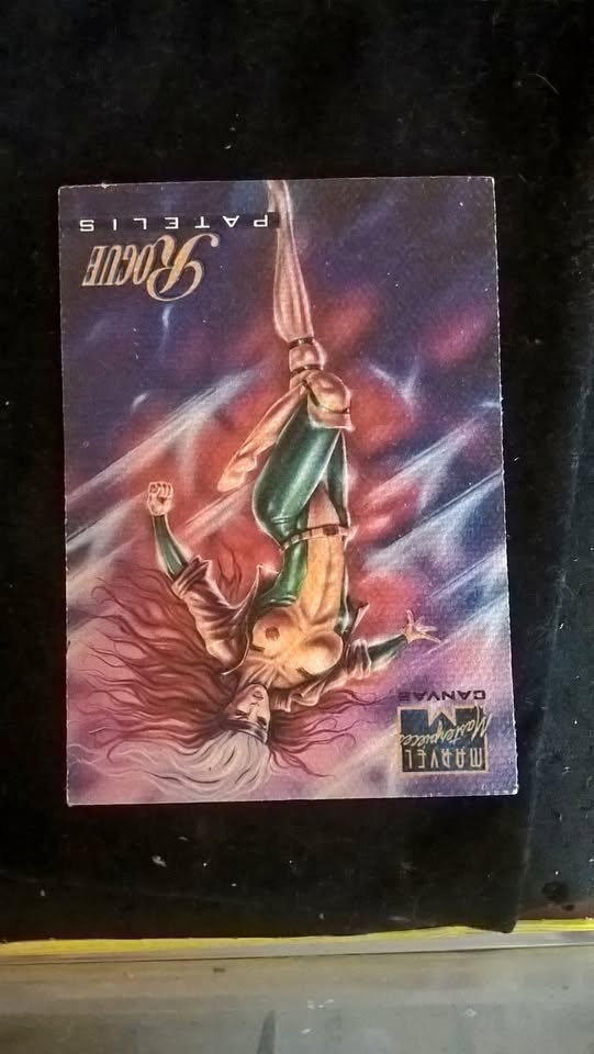 1995 Marvel Masterpieces Rogue Canvas card 1995 Marvel Masterpieces Rogue Canvas card