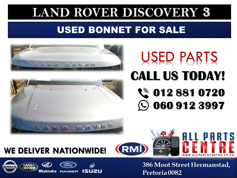 Land Rover Discovery 3 TDV6 HSE Bonnet for Sale