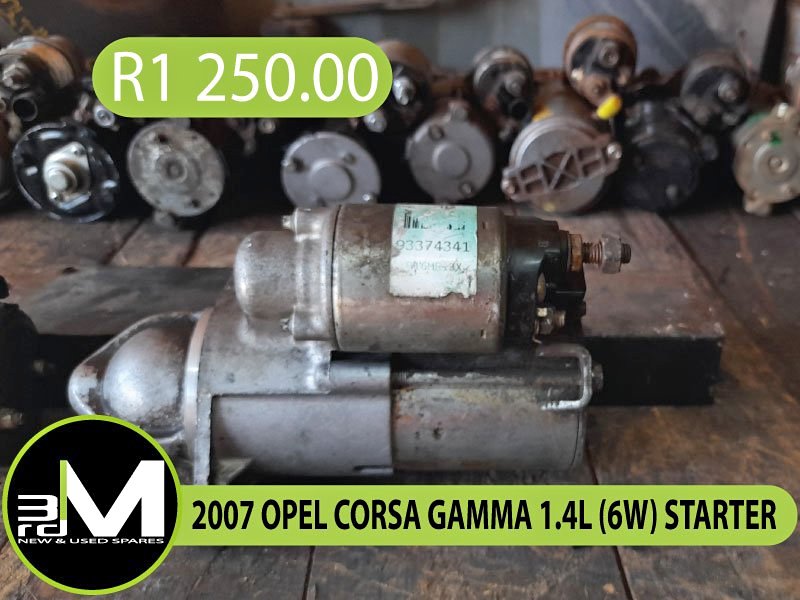 2007 OPEL CORSA GAMMA 1.4L (6W) STARTER - Private Seller 2007 OPEL CORSA GAMMA 1.4L (6W) STARTER - Private Seller