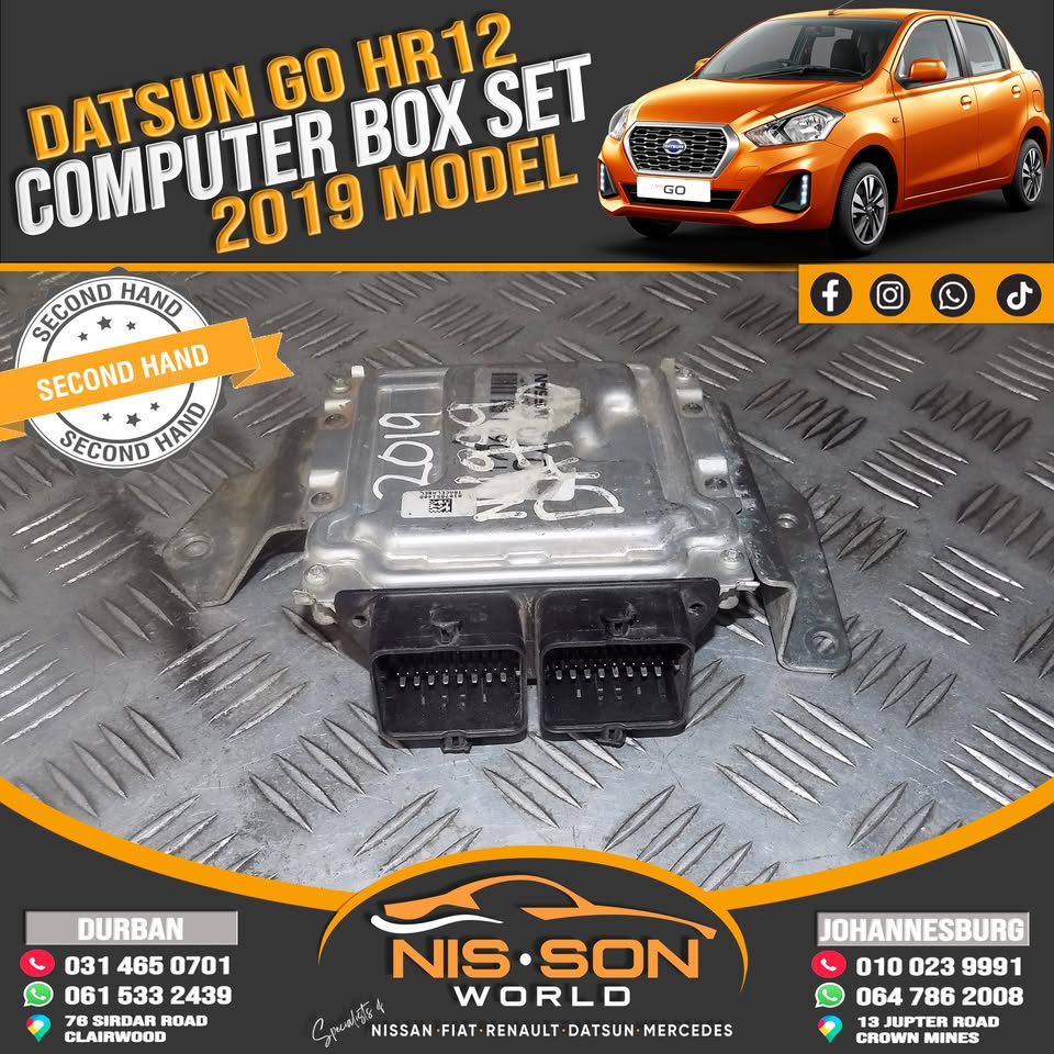 DATSUN GO HR12 COMPUTER BOX SET 2019 MODEL - Private Seller
