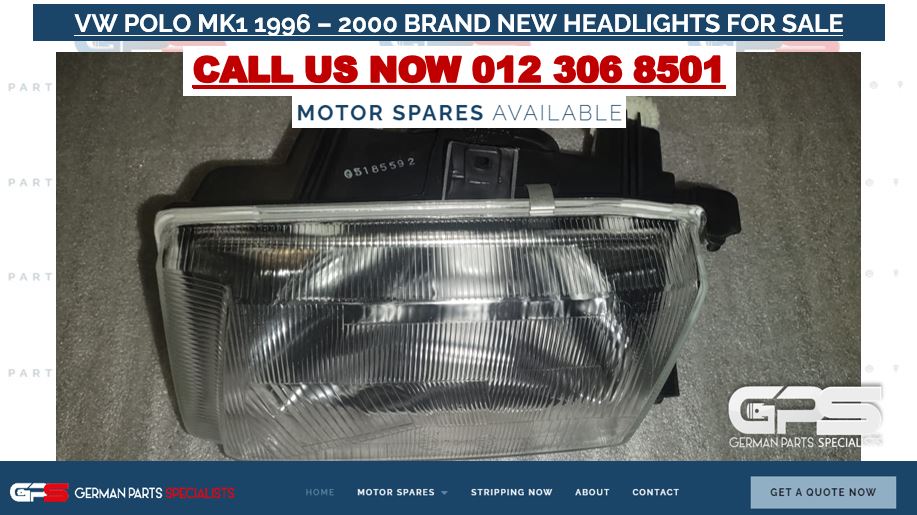 VW POLO MK1 1996 – 2000 BRAND NEW HEADLIGHTS FOR SALE - Private Seller VW POLO MK1 1996 – 2000 BRAND NEW HEADLIGHTS FOR SALE - Private Seller