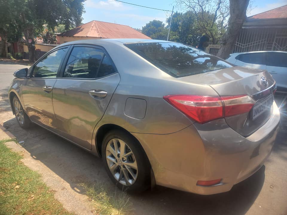 2014 TOYOTA COROLLA PRESTIGE 1.6 PETROL, MANUAL, GREY  COLOR, MILEAGE
