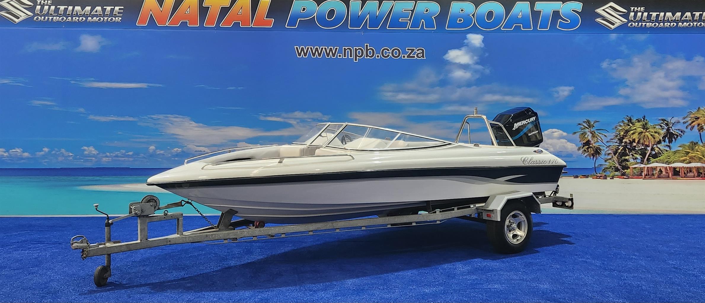 CLASSIC 170 2007 MODELON TRAILER 200 HP MERCURY EFI