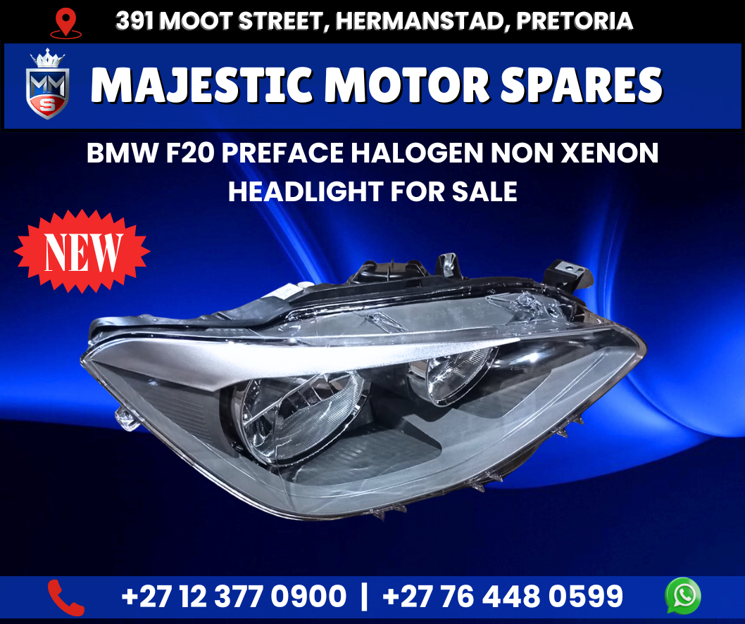 BMW F20 Pre-Facelift Halogen Headlight (Non-Xenon) – Brand New for Sale - Private Seller