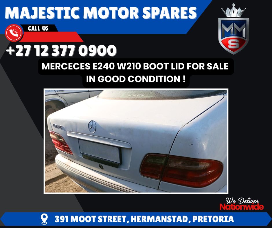 Mercedes-Benz E240 W210 Boot lid for Sale – In good condition! - Private Seller Mercedes-Benz E240 W210 Boot lid for Sale – In good condition! - Private Seller