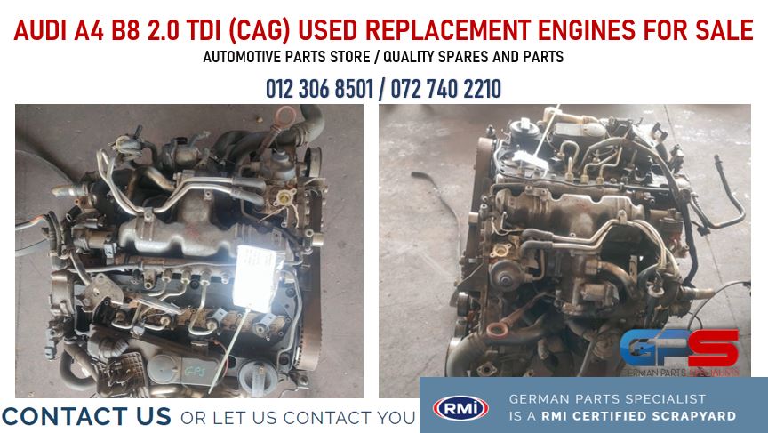 Audi A4 B8 2.0 TDI (CAG) used replacement engines for sale - Private Seller
