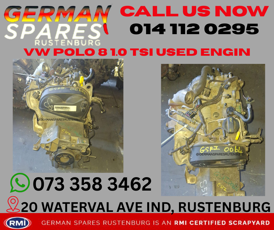 VW POLO 8 1.0 TSI CHZ USED ENGINE FOR SALE