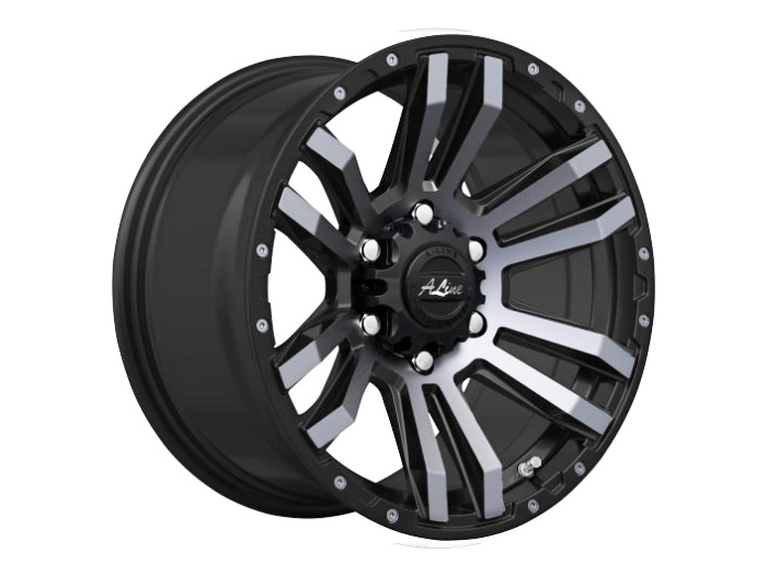 18″ A-Line Scavenger 5/120 Satin Black Tint Alloy Wheels