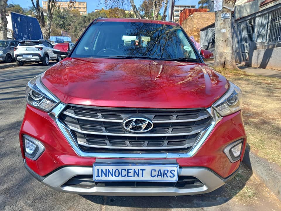 2021 HYUNDAI CREATA SUV 1.6 ENGINE   PETROL, MANUAL, MAROON COLOR, MILEAGE