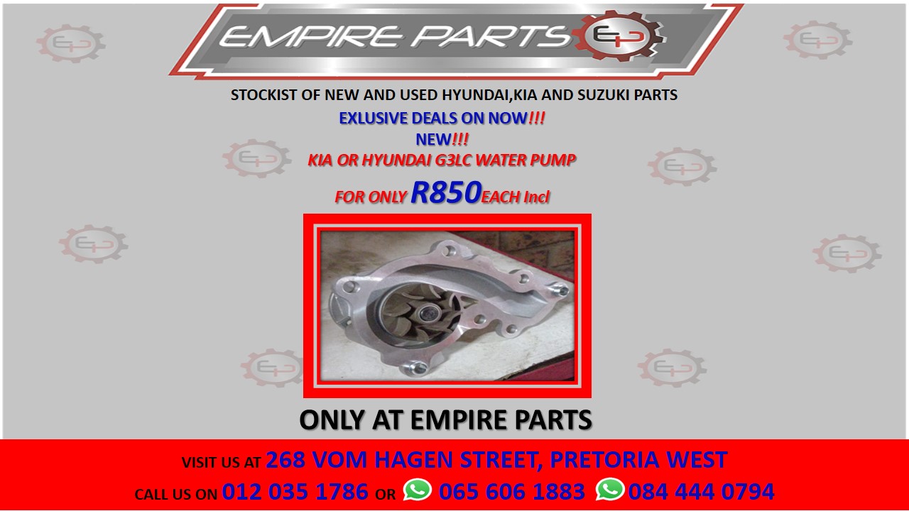 KIA OR HYUNDAI G3LC WATER PUMP - Private Seller KIA OR HYUNDAI G3LC WATER PUMP - Private Seller