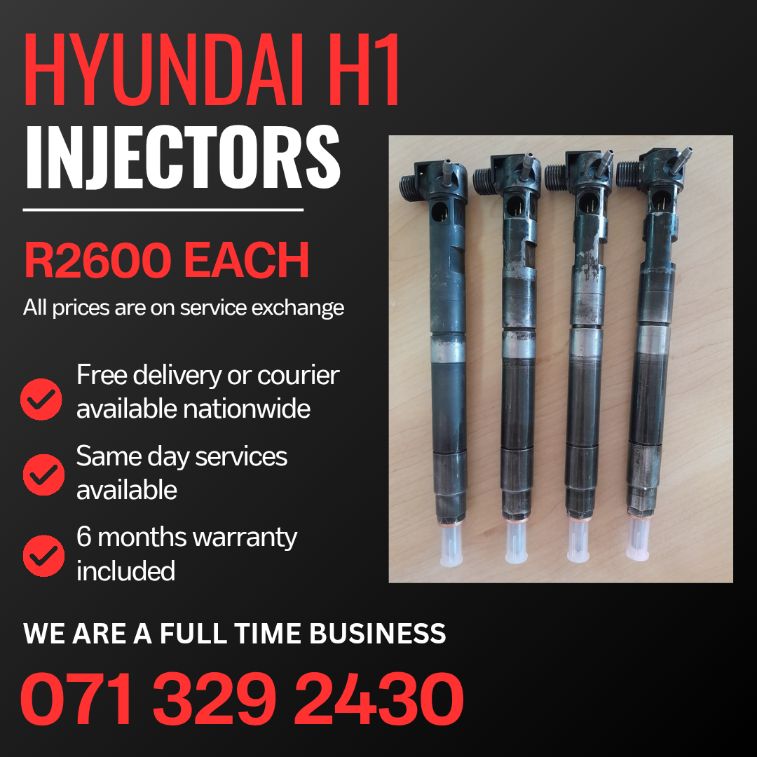 HYUNDAI H1 INJECTORS FOR SALE WITH WARRANTY - Private Seller HYUNDAI H1 INJECTORS FOR SALE WITH WARRANTY - Private Seller