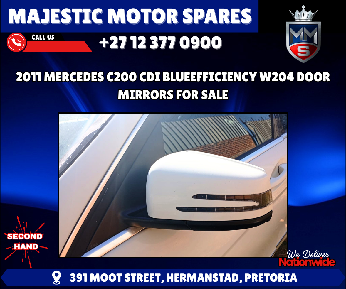 Mercedes C200 CDI W204 Door Mirrors For Sale (2011 model) - Private Seller Mercedes C200 CDI W204 Door Mirrors For Sale (2011 model) - Private Seller