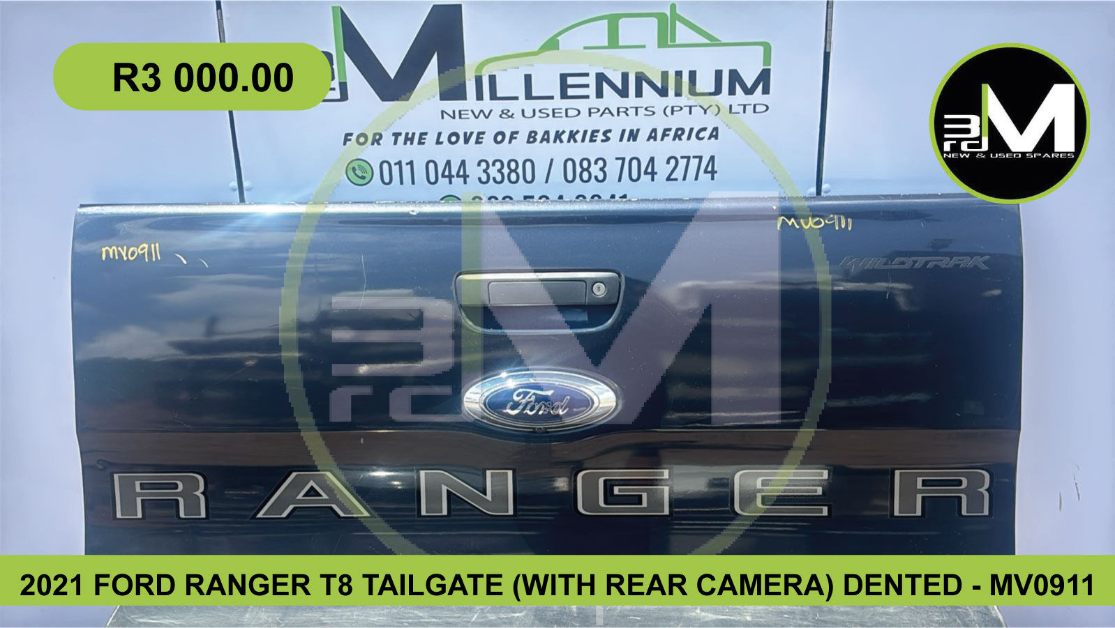 2021 FORD RANGER T8 TAILGATE (WITH REAR CAMERA) DENTED - MV0911 - Private Seller 2021 FORD RANGER T8 TAILGATE (WITH REAR CAMERA) DENTED - MV0911 - Private Seller