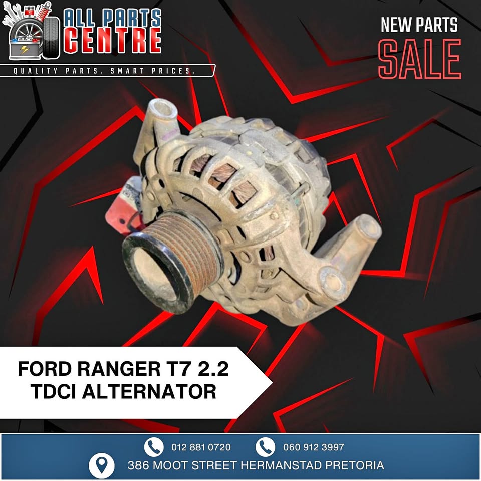 Ford Ranger T7 2.2 TDCI Alternator for sale - Private Seller Ford Ranger T7 2.2 TDCI Alternator for sale - Private Seller