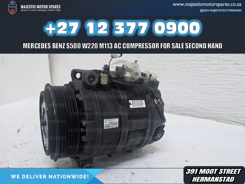 Mercedes S500 W220 M113 AC Compressor for Sale - - Private Seller