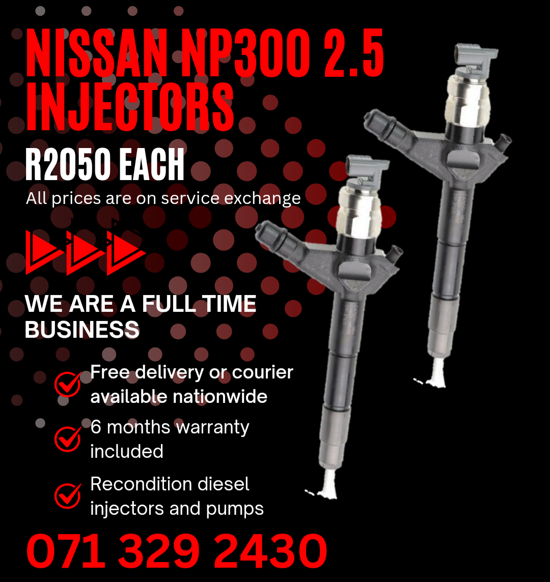 NISSAN NAVARA 2.5 INJECTORS FOR SALE WITH WARRANTY INCLUDED - Private Seller NISSAN NAVARA 2.5 INJECTORS FOR SALE WITH WARRANTY INCLUDED - Private Seller