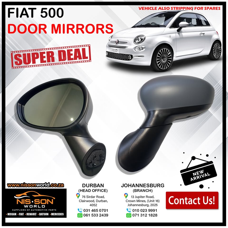FIAT 500 DOOR MIRRORS - Private Seller FIAT 500 DOOR MIRRORS - Private Seller