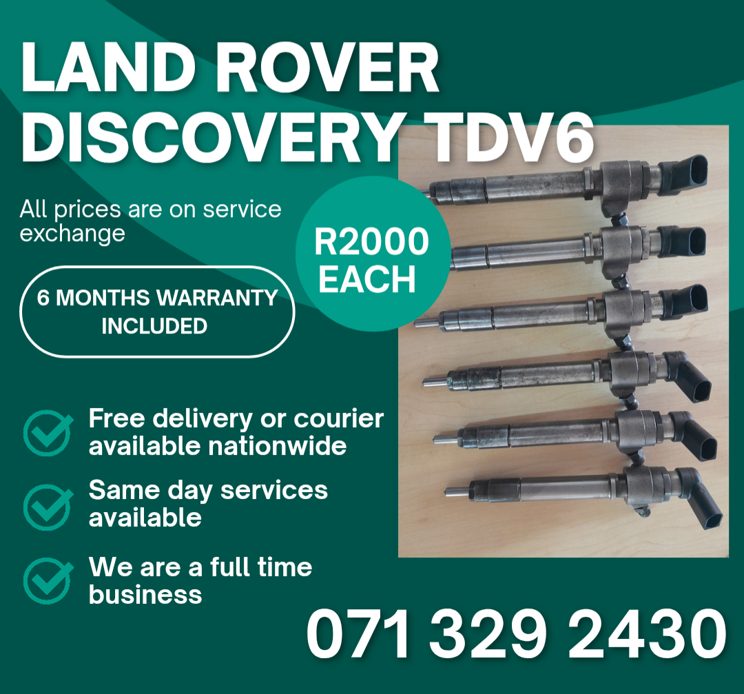 LAND ROVER DISCOVERY TDV6 2.7 INJECTORS FOR SALE WITH WARRANTY