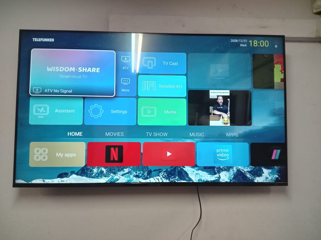 TELEFUNKEN 55" SMART TV