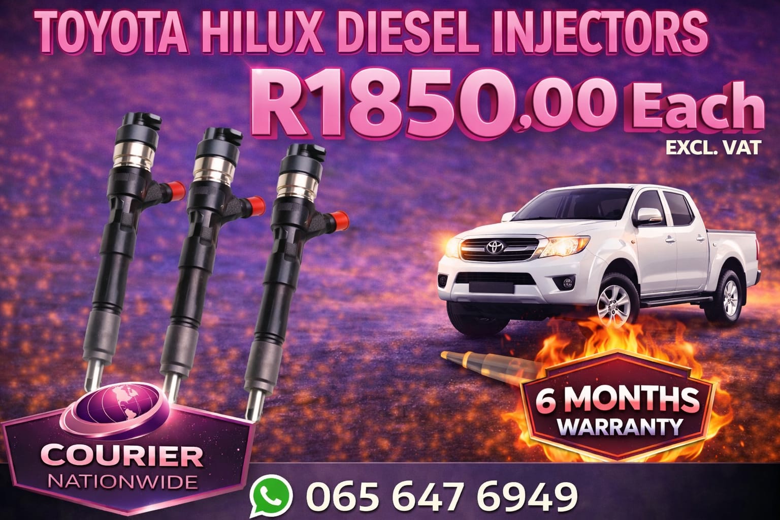 TOYOTA HILUX DIESEL INJECTORS - Private Seller TOYOTA HILUX DIESEL INJECTORS - Private Seller