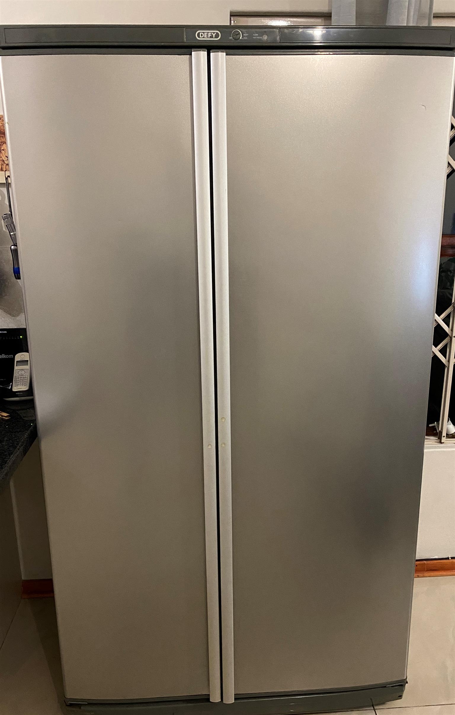 DEFY side-by side fridge/freezer for sale-good condition