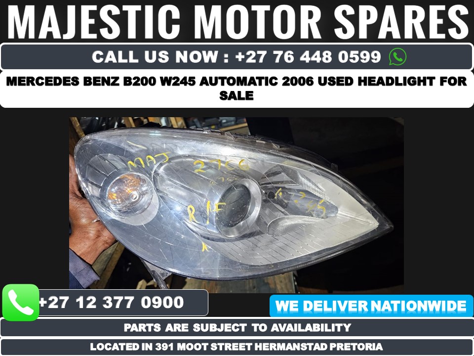2006 Mercedes Benz B200 W245 automatic headlight used for sale - Private Seller 2006 Mercedes Benz B200 W245 automatic headlight used for sale - Private Seller