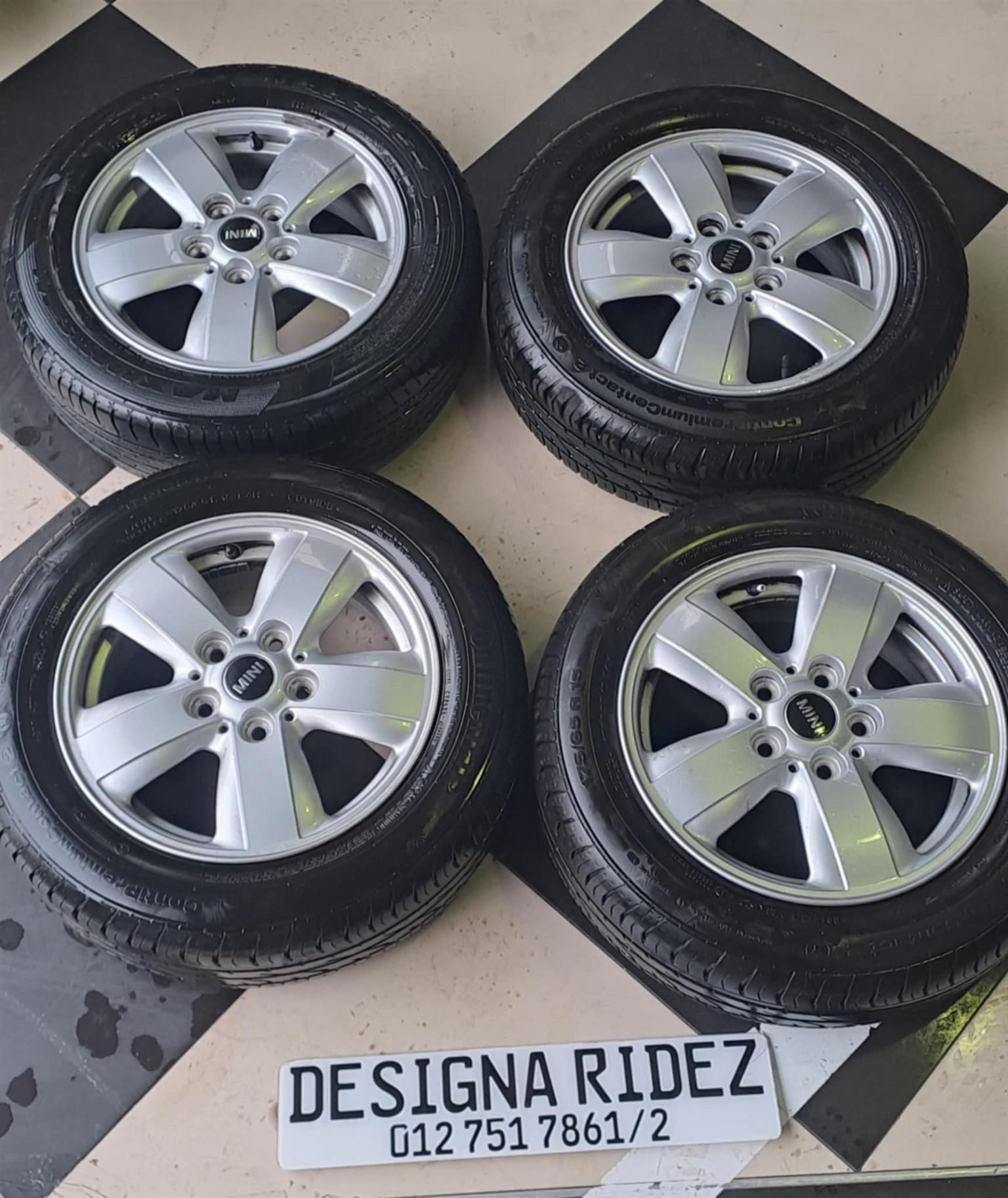 MINI COOPER WHEELS & TIRES 175/65 R15 - Private Seller MINI COOPER WHEELS & TIRES 175/65 R15 - Private Seller