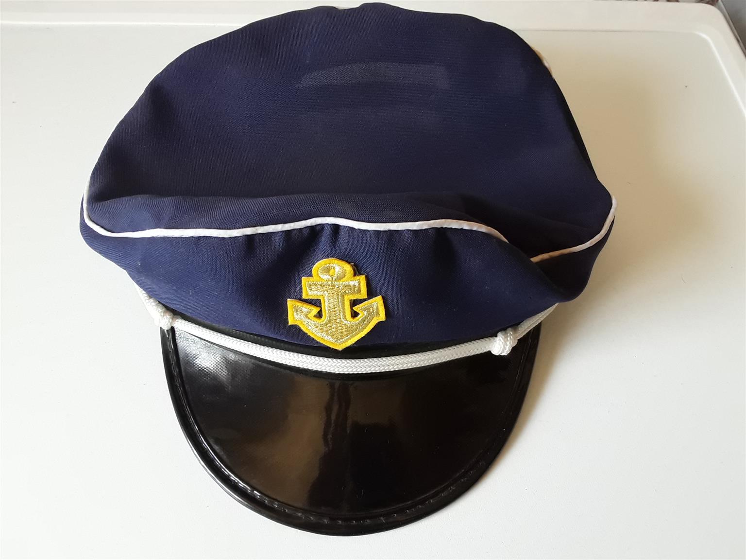 Yacht Captain Blue Cap. Collectable. I am in Orange Grove. Yacht Captain Blue Cap. Collectable. I am in Orange Grove.