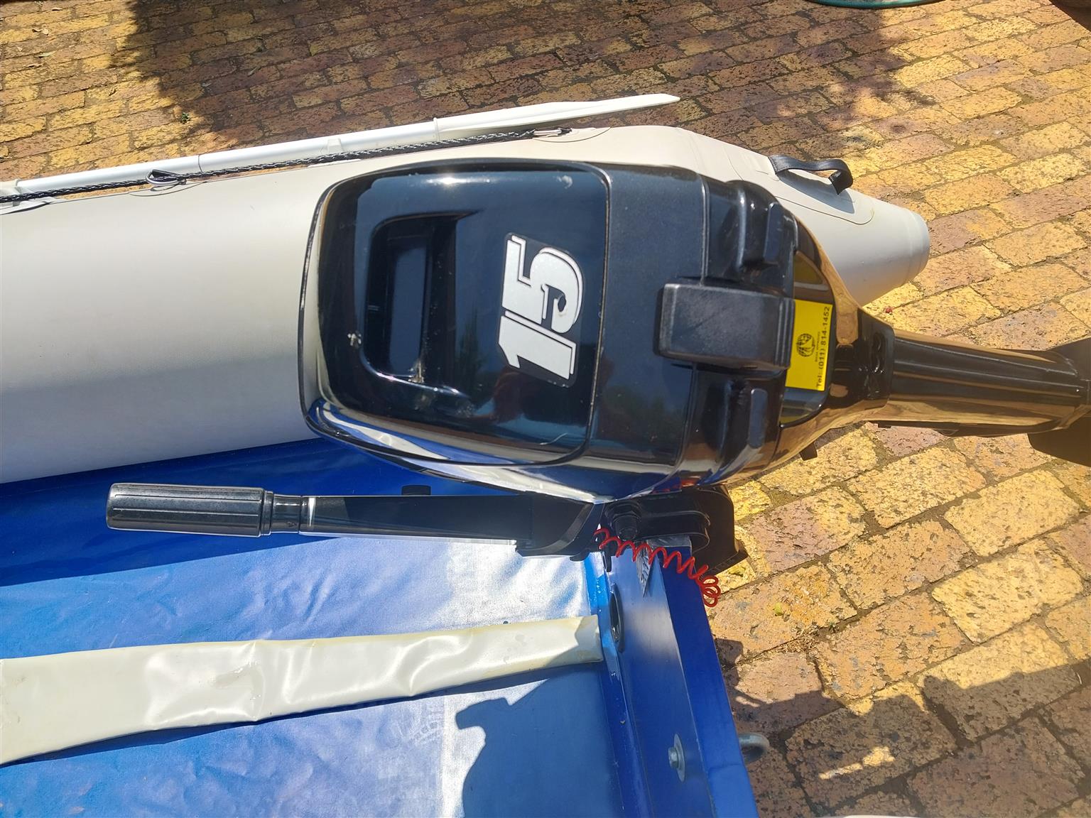 3,2 Mark rubber duck with 15hp Suzukie motor 3,2 Mark rubber duck with 15hp Suzukie motor