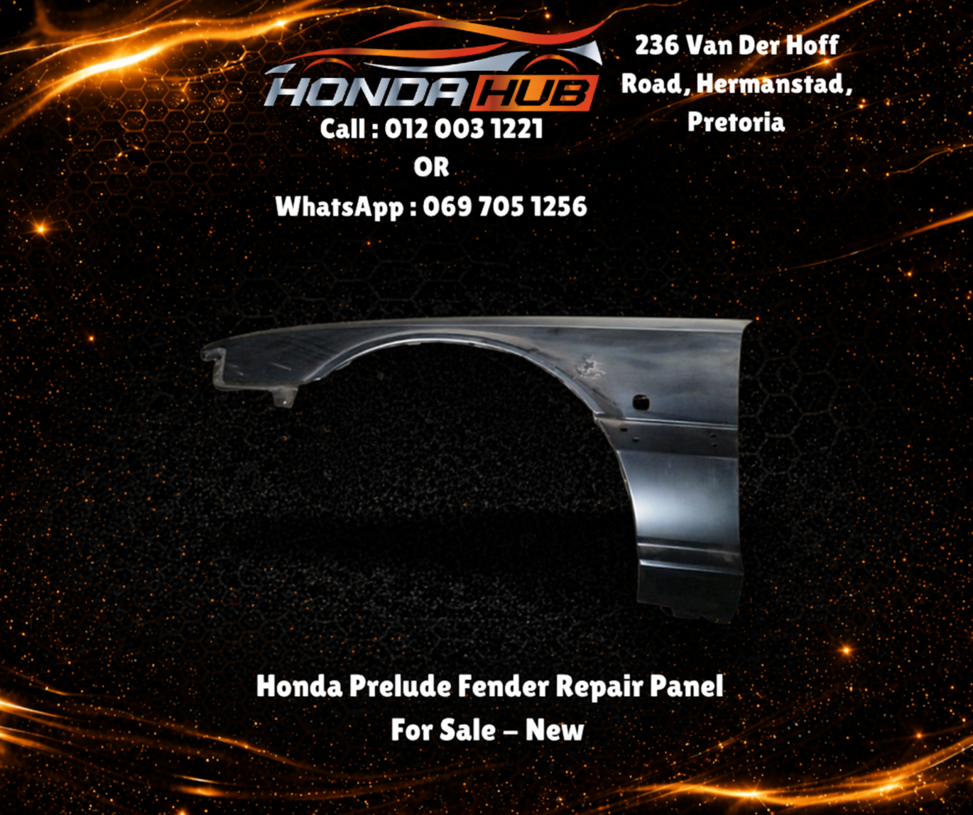 Honda Prelude Fender Repair Panel For Sale - New - Private Seller Honda Prelude Fender Repair Panel For Sale - New - Private Seller