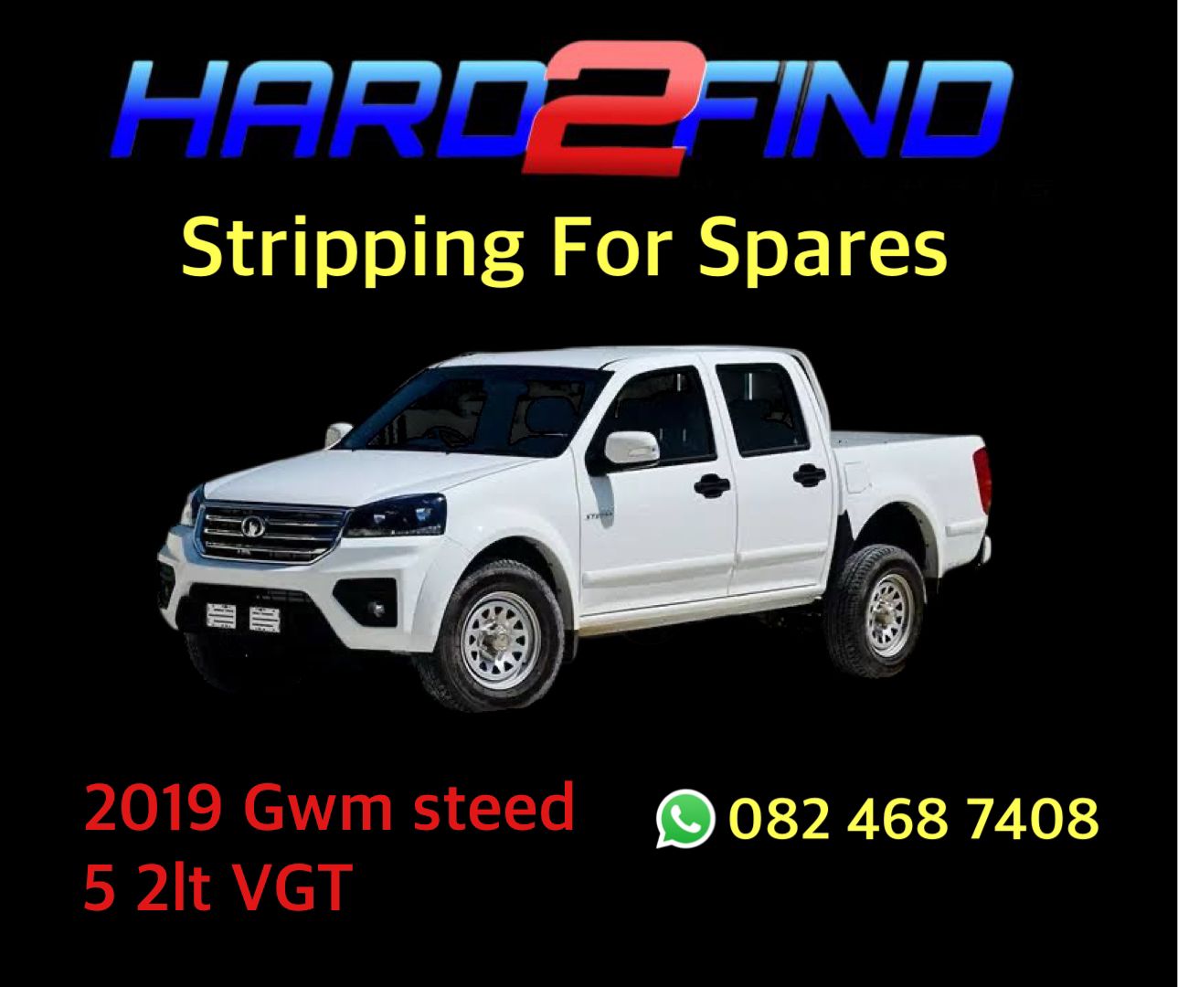 2019 Gwm Steed 5 2.0 VGT Stripping For Spares - Private Seller 2019 Gwm Steed 5 2.0 VGT Stripping For Spares - Private Seller