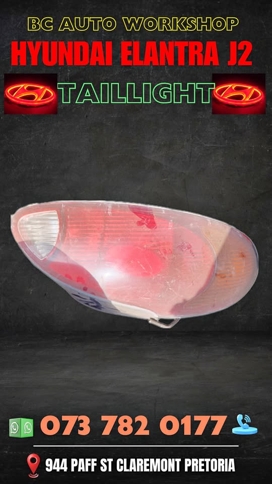 Hyundai Elantra j2 taillight Call me for more spares - Private Seller Hyundai Elantra j2 taillight Call me for more spares - Private Seller