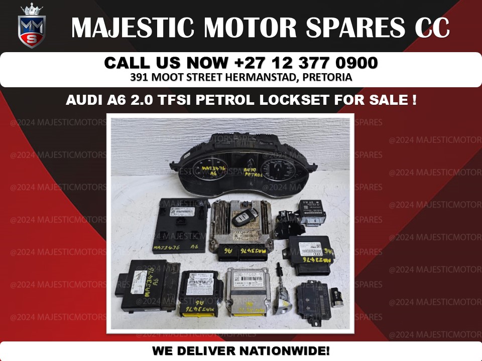 For Sale: Audi A6 2.0 TFSI Petrol Lockset - Complete (Used) - Private Seller For Sale: Audi A6 2.0 TFSI Petrol Lockset - Complete (Used) - Private Seller