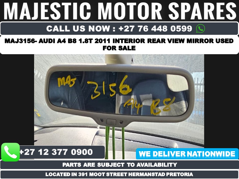 2011 Audi A4 B8 1.8T CDH pre-face Interior rear view mirror used for sale 2011 Audi A4 B8 1.8T CDH pre-face Interior rear view mirror used for sale
